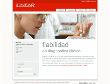 Tablet Screenshot of linear.es